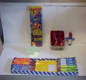 Roman Candles, Bottle Rockets, Fire Crackers