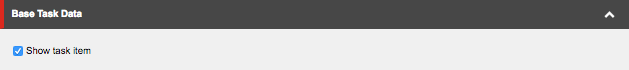 Content Editor - Base Task Data area checked