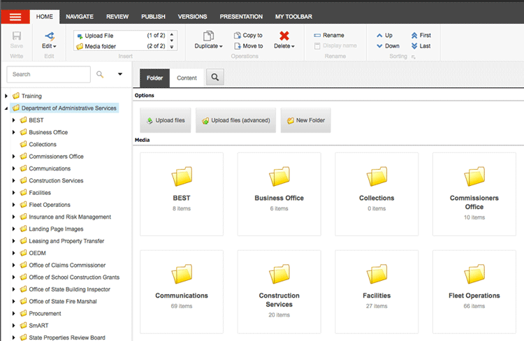 Media Library Dashboard