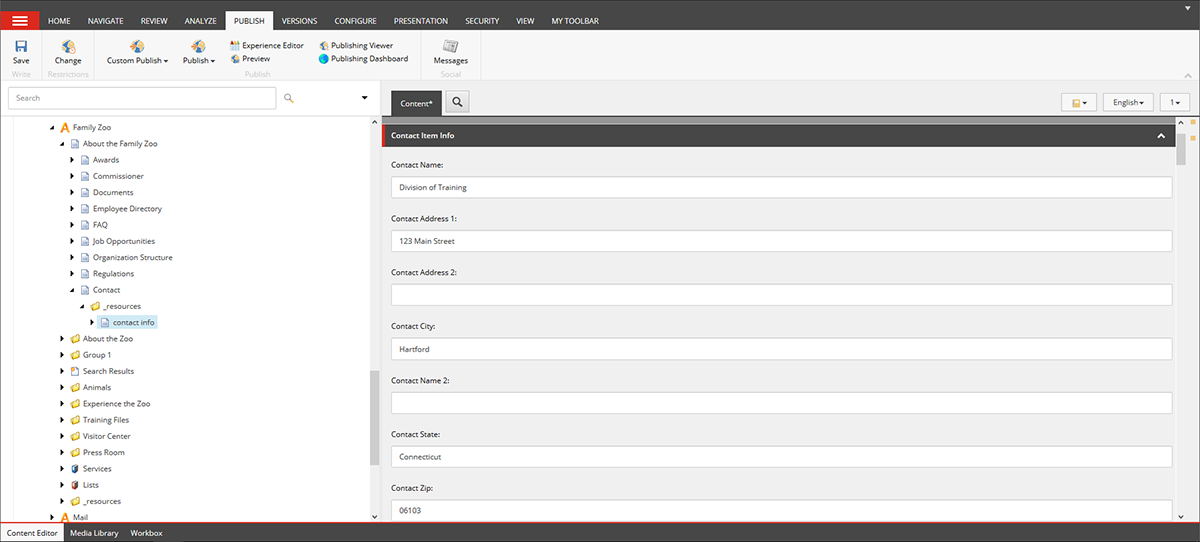 Populate Contact Fields